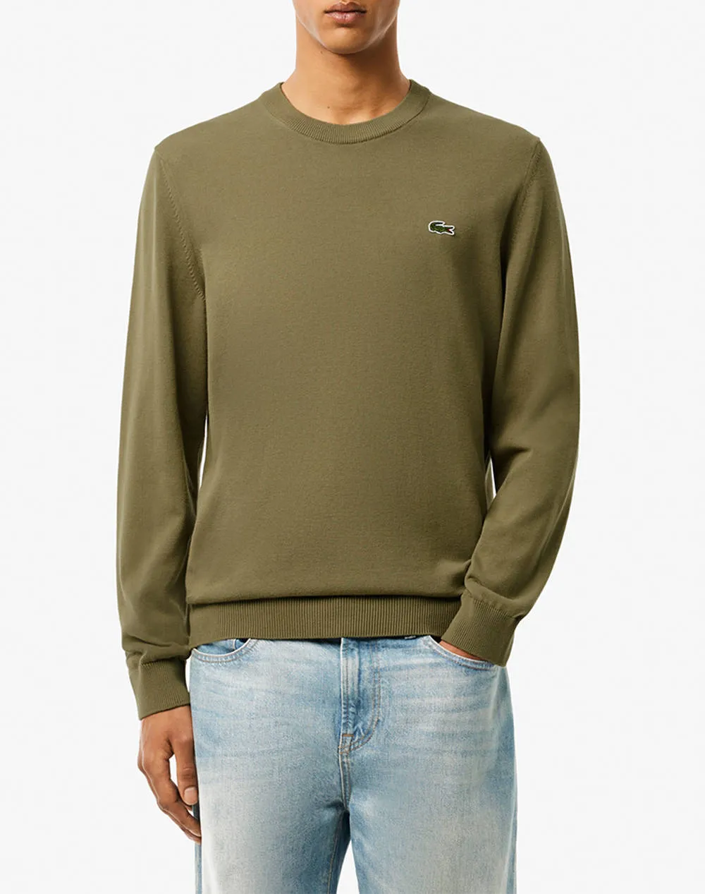 LACOSTE long sleeve sweater.