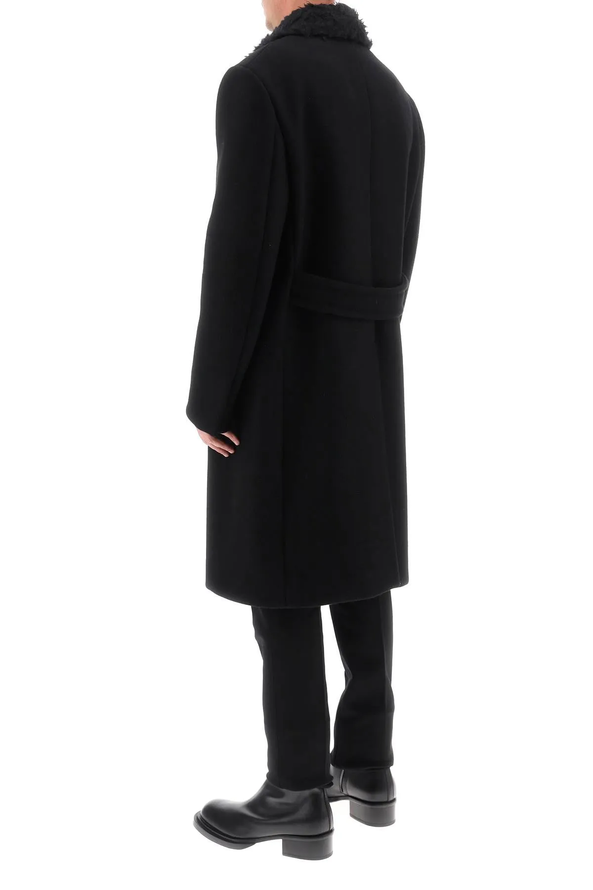 Lanvin black wool oversized coat RMCO00285805H23