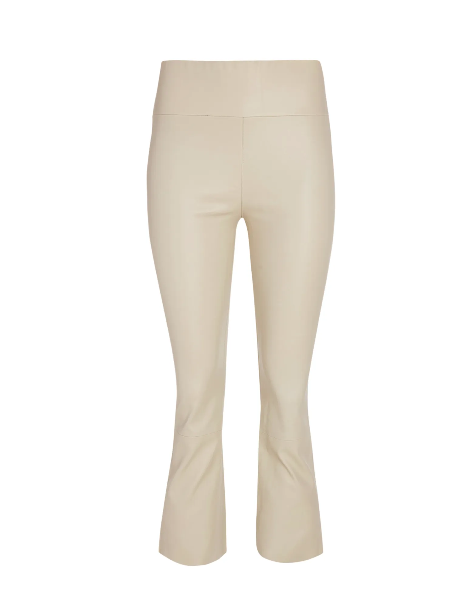 Latte Faux Leather Flare Leggings