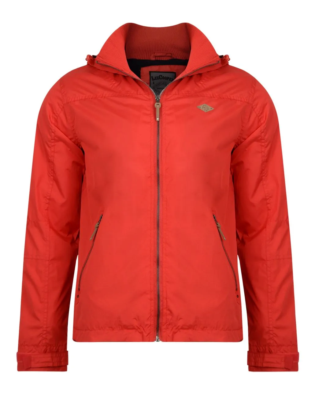 Lee Cooper Men's Rookley Red Hooded Jacket