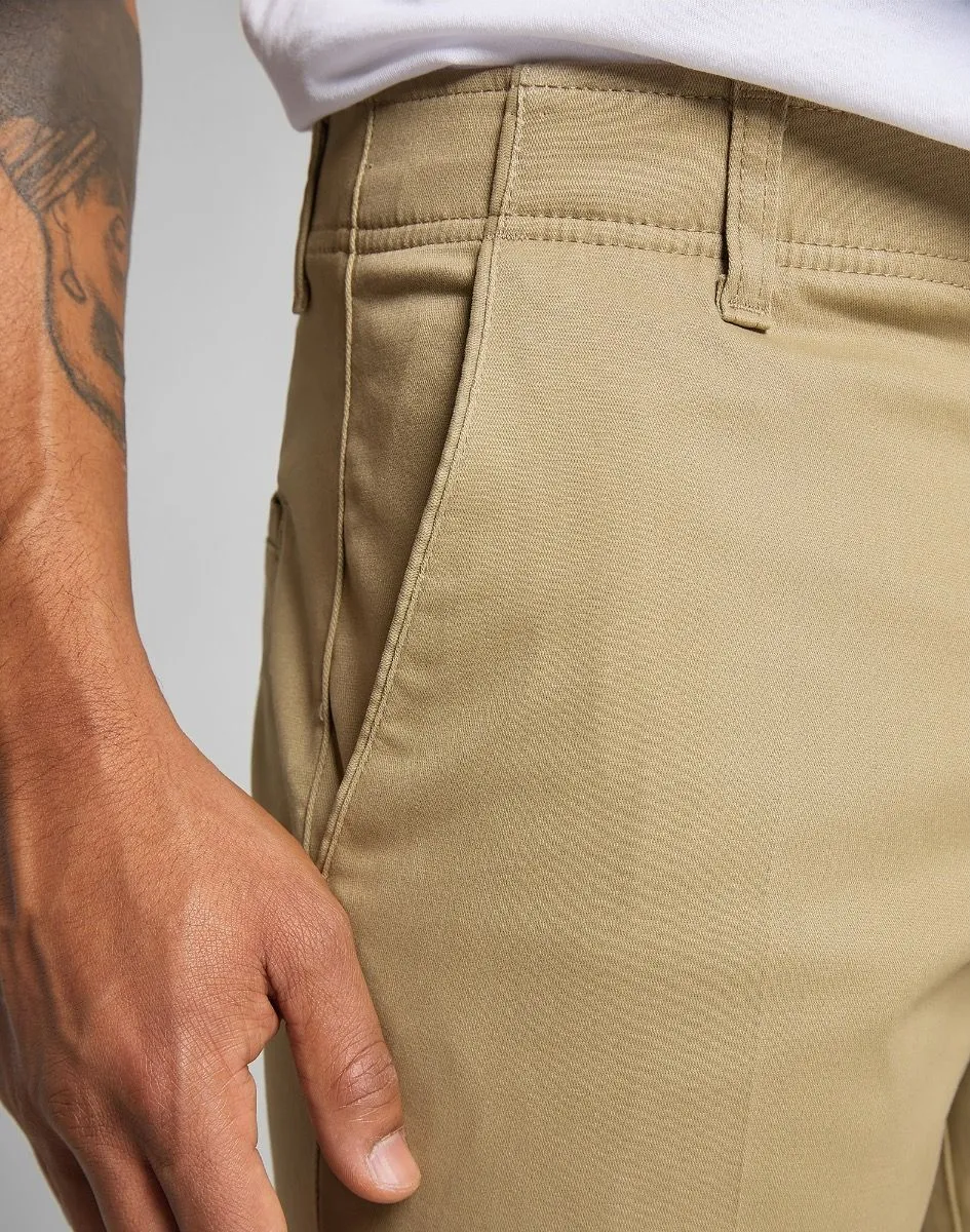 Lee Extreme Motion Slim Stretch Chinos in Taupe