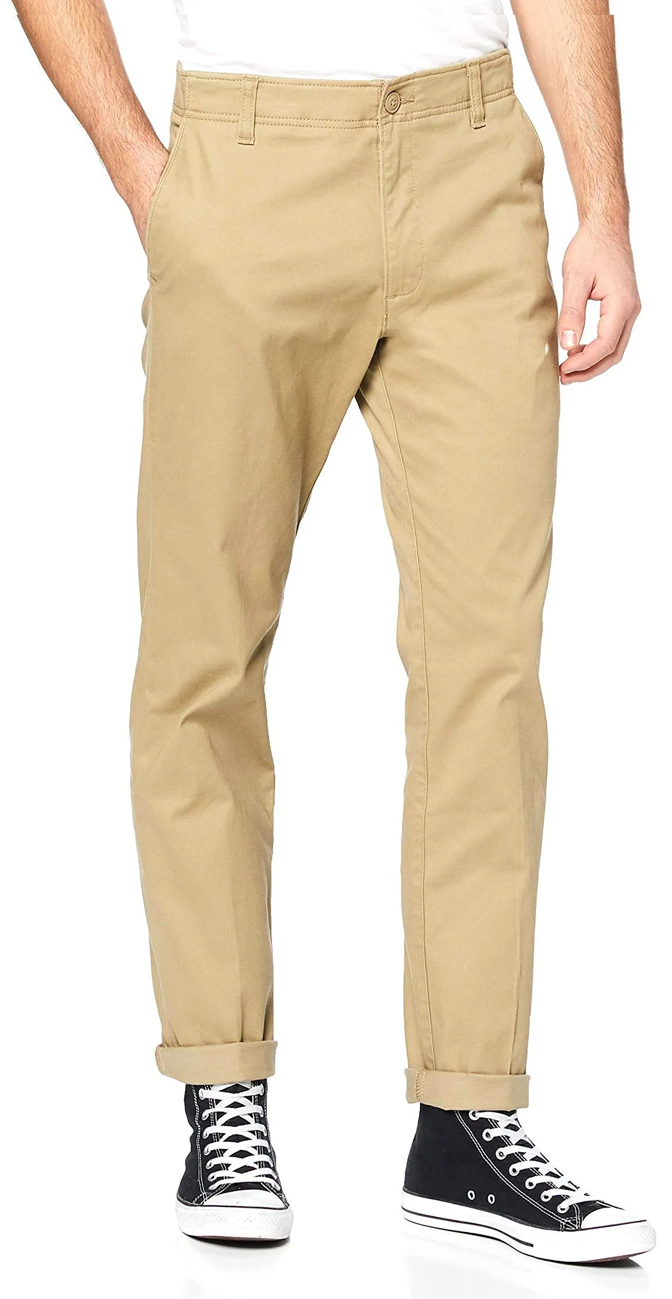 Lee Extreme Motion Slim Stretch Chinos in Taupe