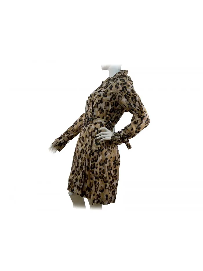 Leopard Trench Coat for Women by Blugirl.