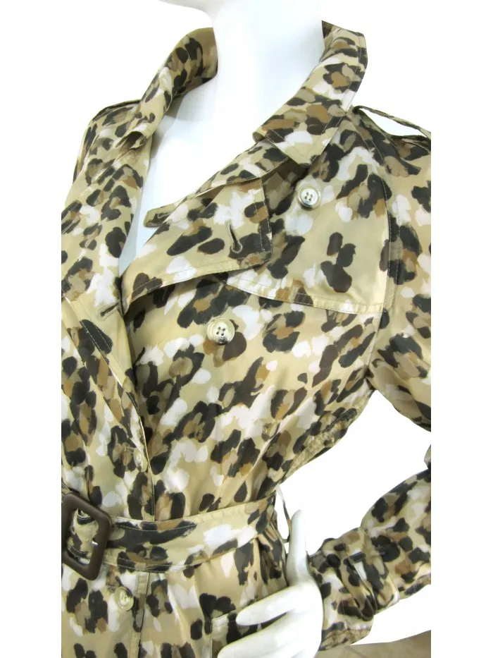 Leopard Trench Coat for Women by Blugirl.