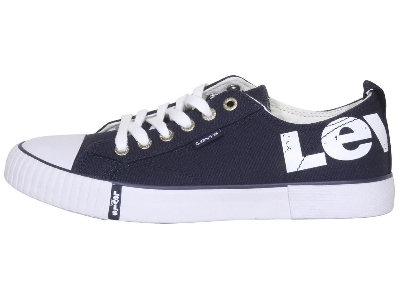 Levi's Women's Anika-Logo-CVS Sneakers Low-Top Shoes Navy Sz: 9.5