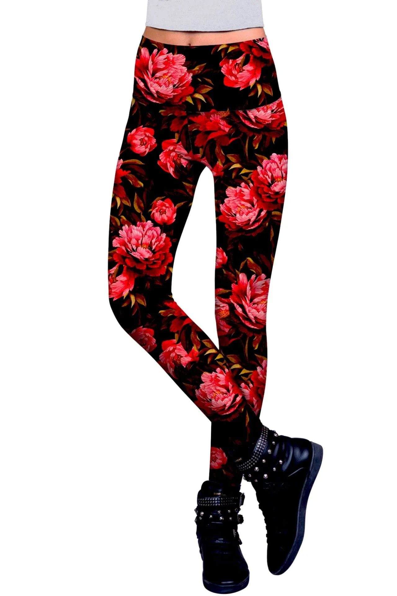 Lucy Women's Floral Print Legging - Performance Active Wear