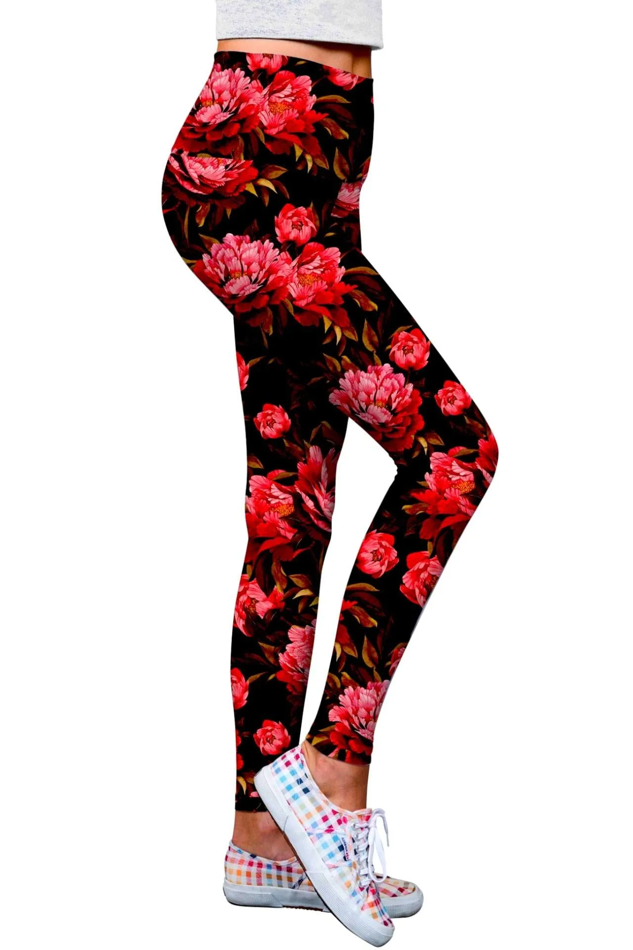 Lucy Women's Floral Print Legging - Performance Active Wear