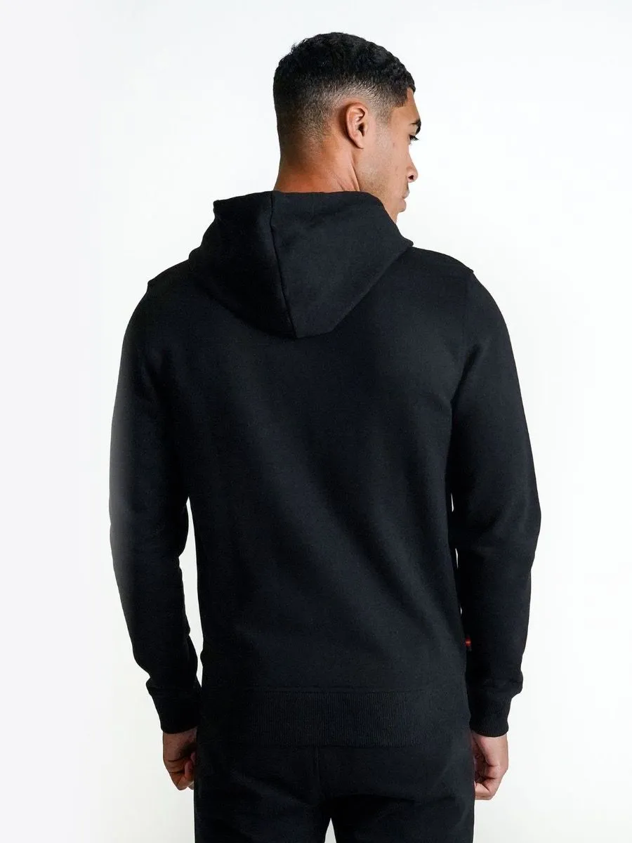 Luke 1977 Berlin Zip Hoodie in Jet Black