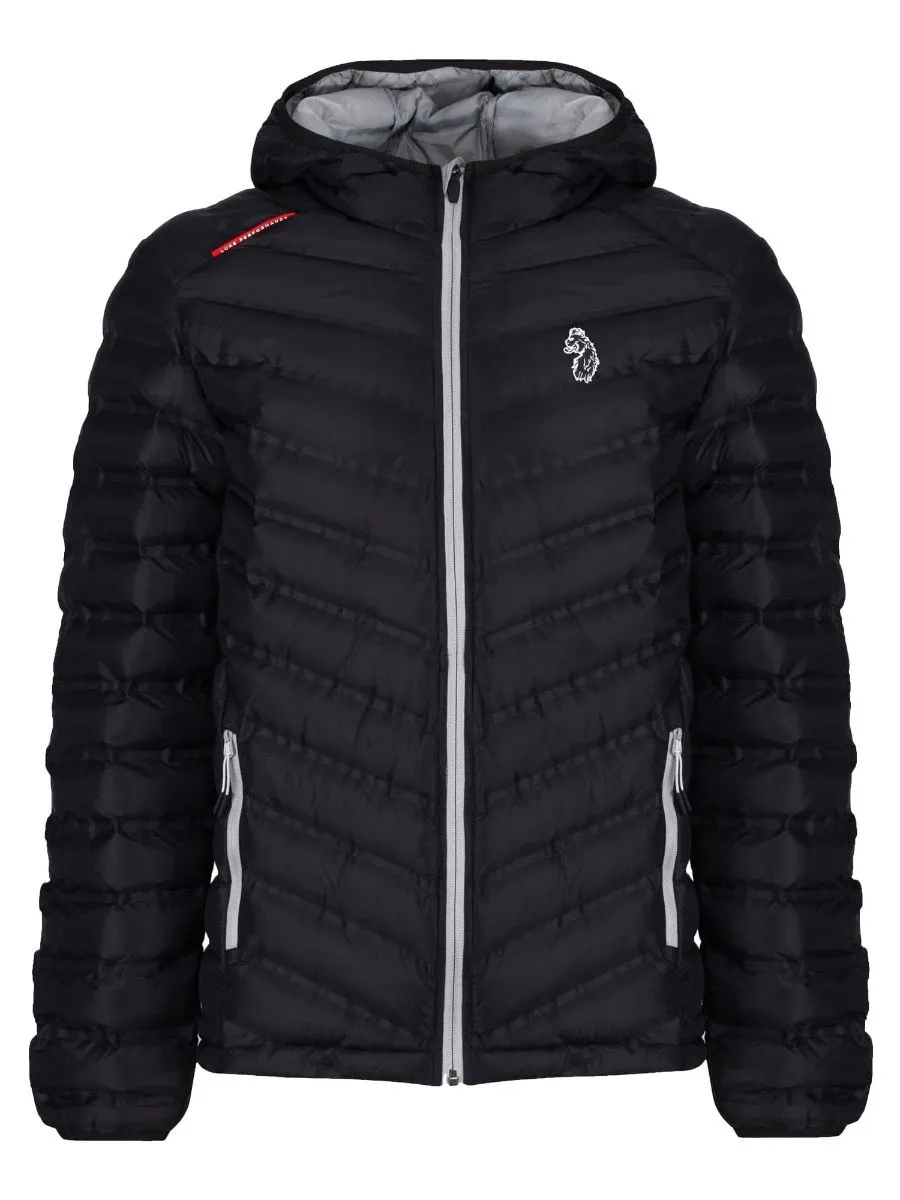 Luke 1977 Worldy Padded Jacket in Jet Black