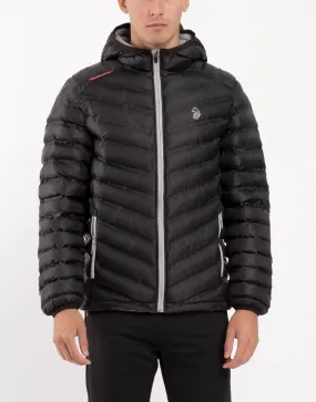 Luke 1977 Worldy Padded Jacket in Jet Black