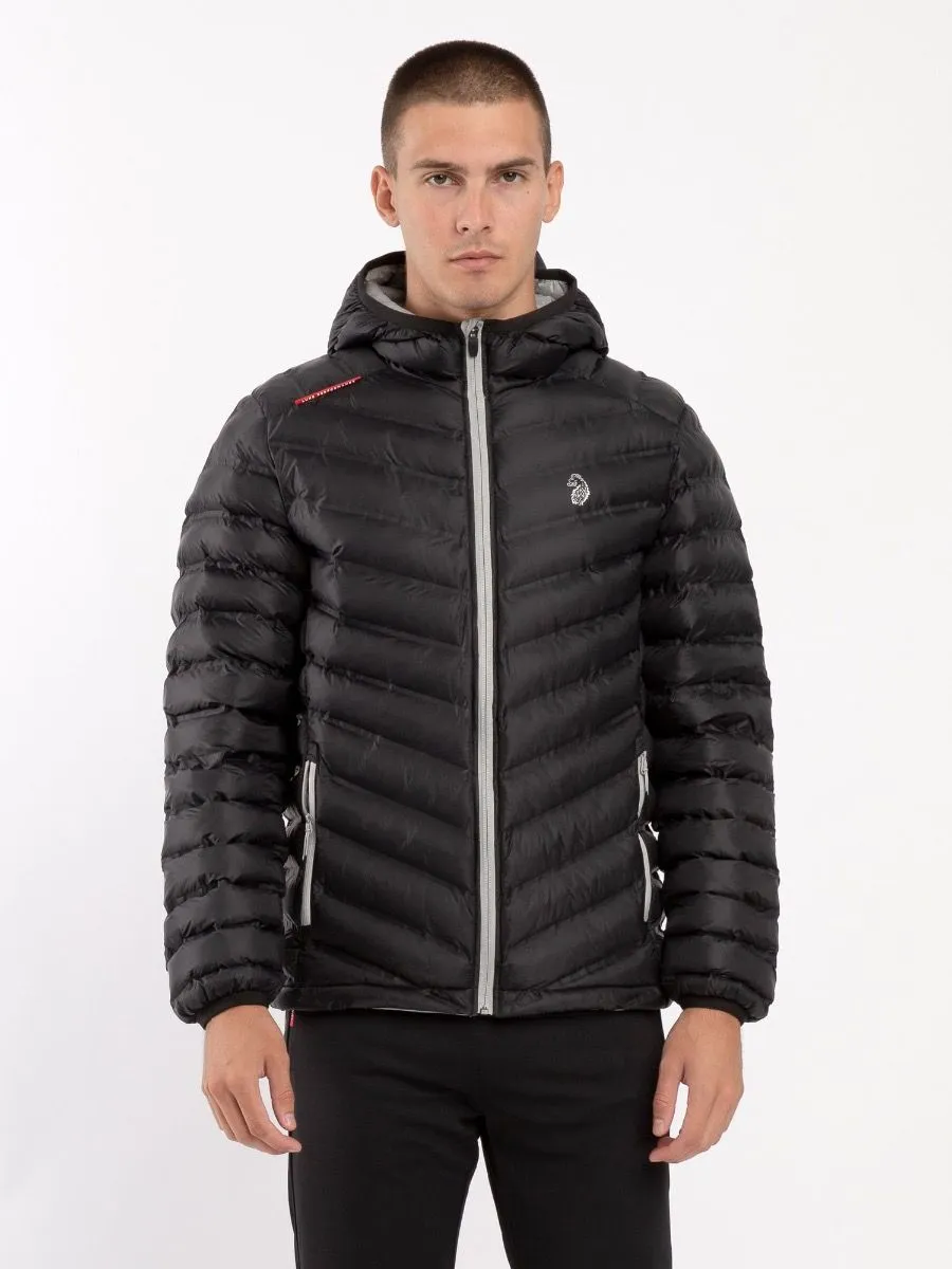 Luke 1977 Worldy Padded Jacket in Jet Black