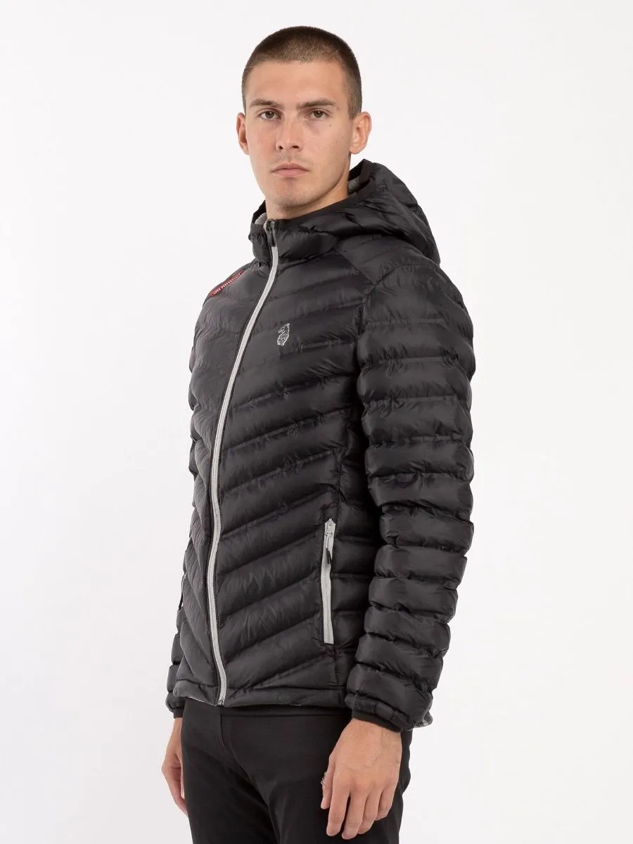 Luke 1977 Worldy Padded Jacket in Jet Black