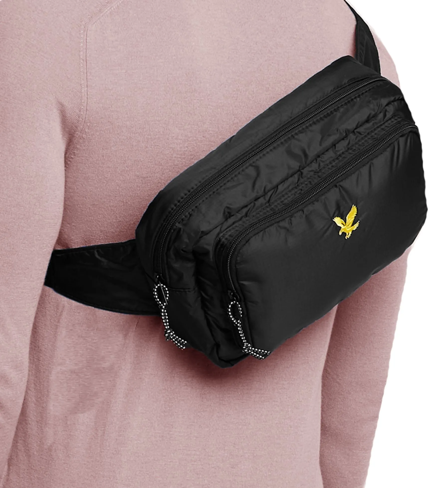 Lyle & Scott True Black Wadded Side Bag