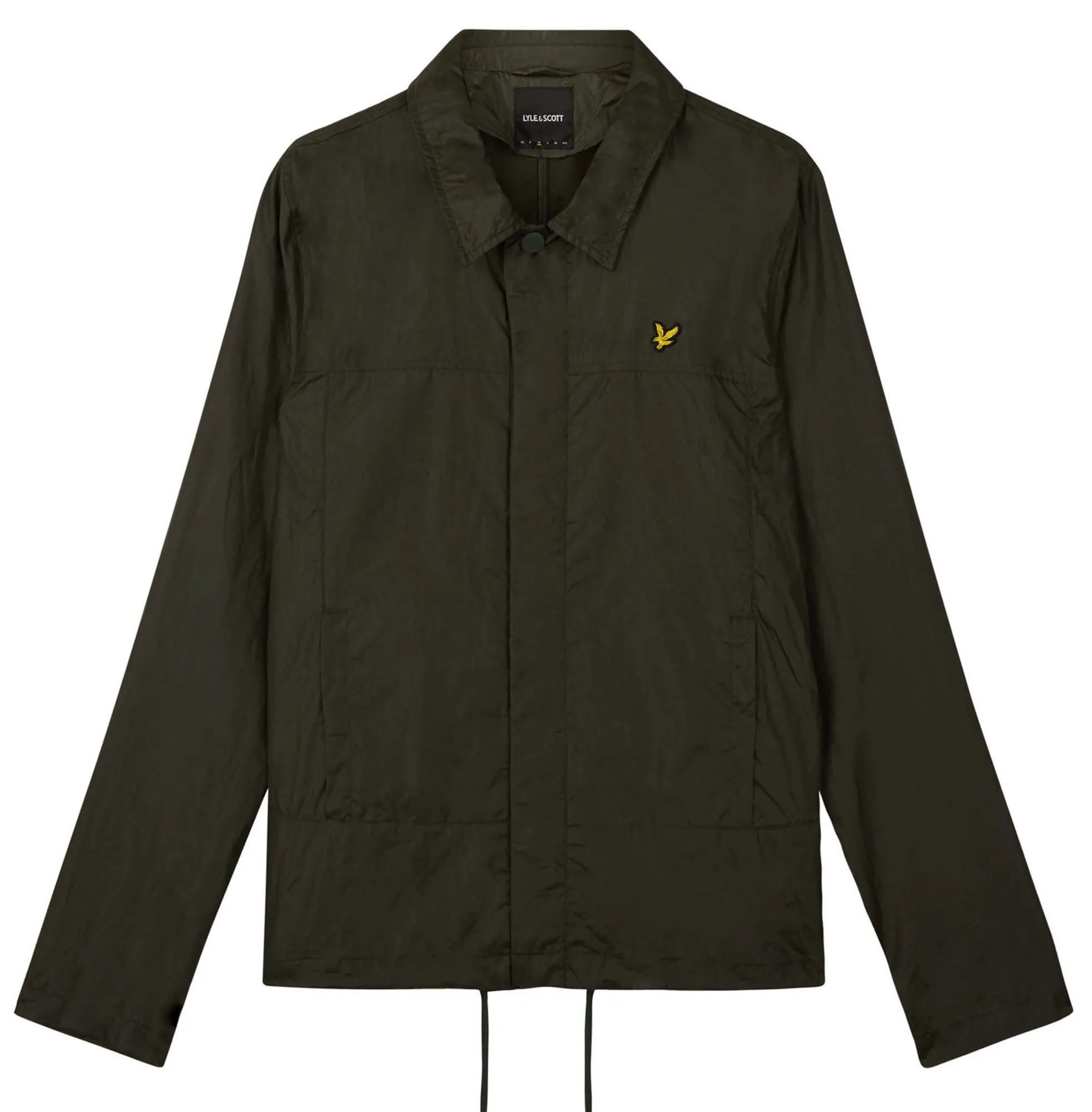 Lyle and Scott Coach Zip Through Jacket Dark Sage