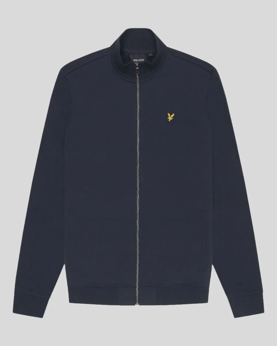 Lyle & Scott Dark Navy Hybrid Baffled Track Jacket