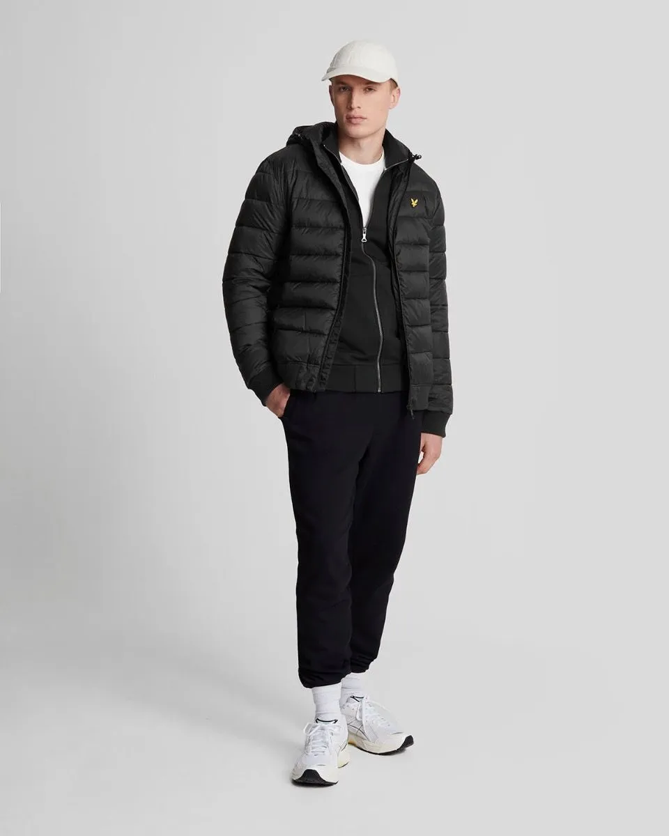 Lyle & Scott Jet Black Wadded Quilted Jacket