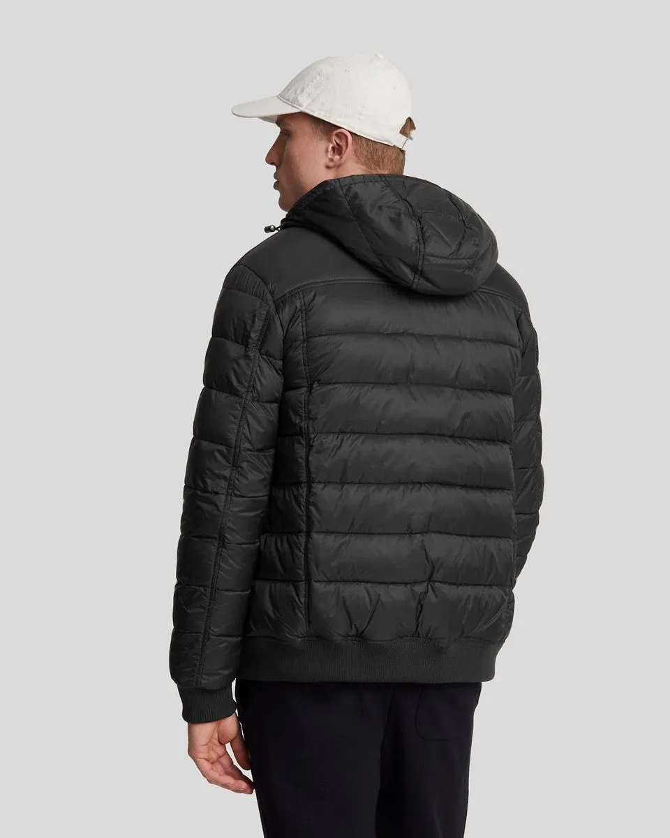 Lyle & Scott Jet Black Wadded Quilted Jacket