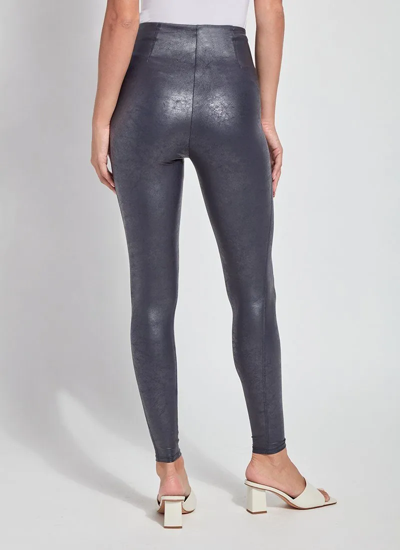 LYSS True Navy Foil Leggings