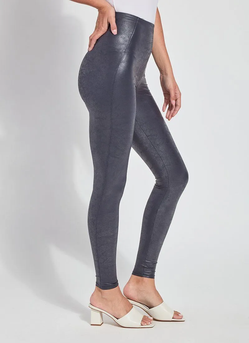 LYSS True Navy Foil Leggings