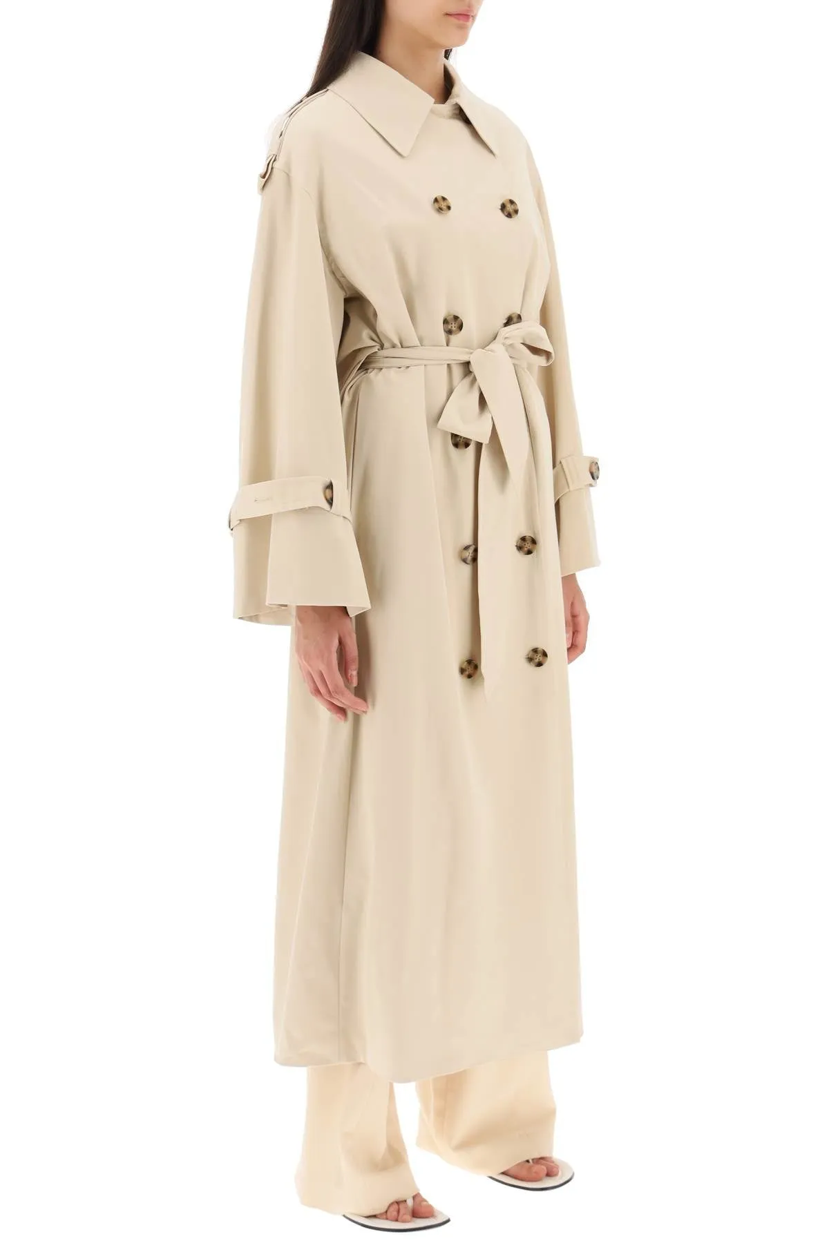 Malene Birger Alanis Trench Coat - Beige