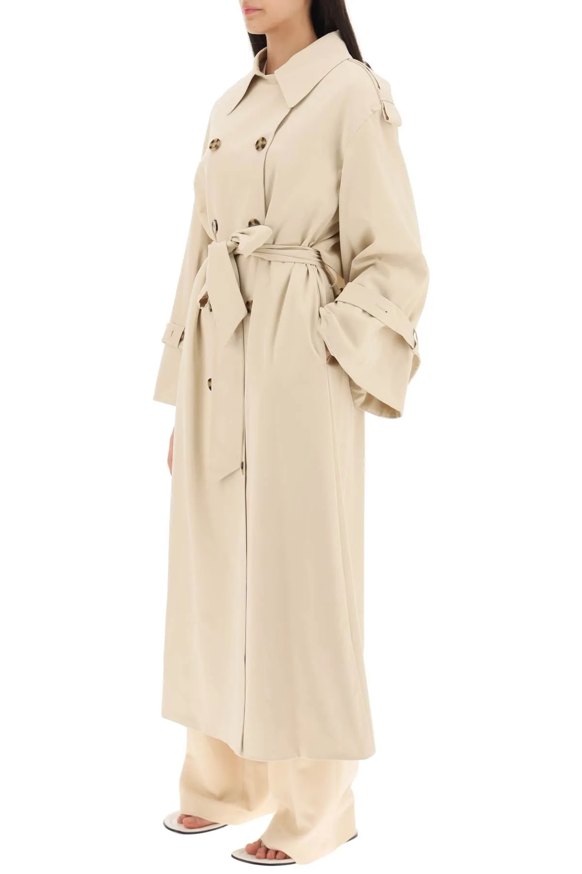 Malene Birger Alanis Trench Coat - Beige