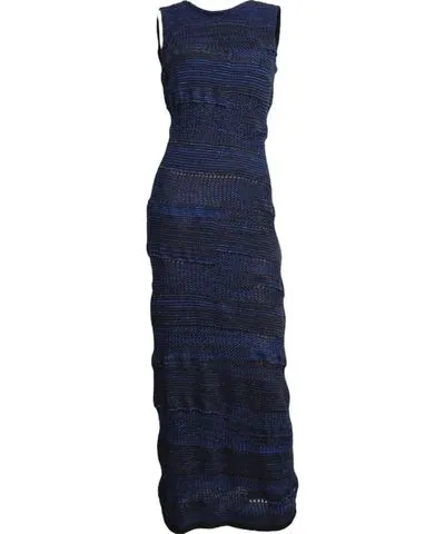 Maria Aristidou Moonlight Dress in Black / Grey / Blue