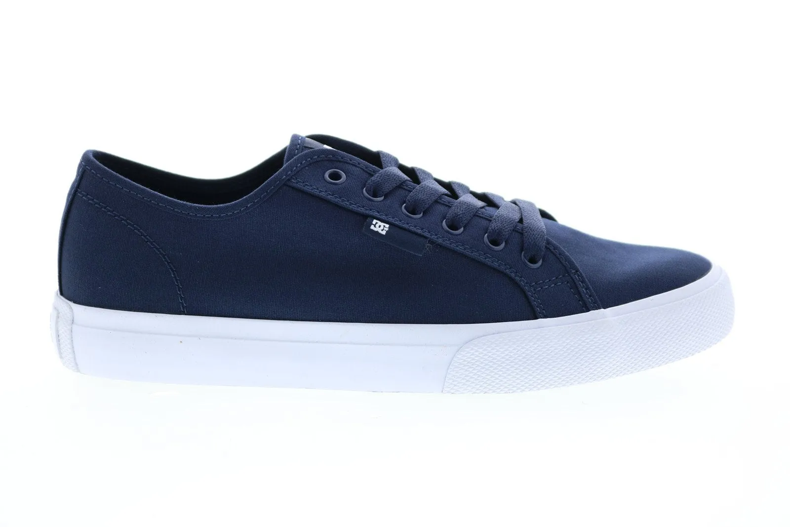 Mens Blue Canvas Lace Up Skate Inspired Sneakers Shoes for Sale.