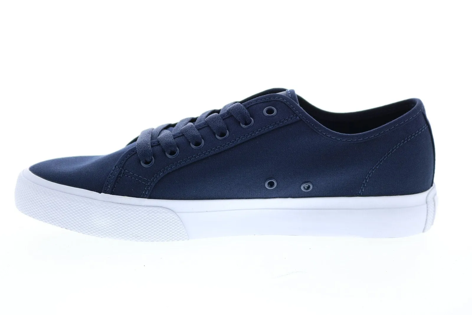 Mens Blue Canvas Lace Up Skate Inspired Sneakers Shoes for Sale.