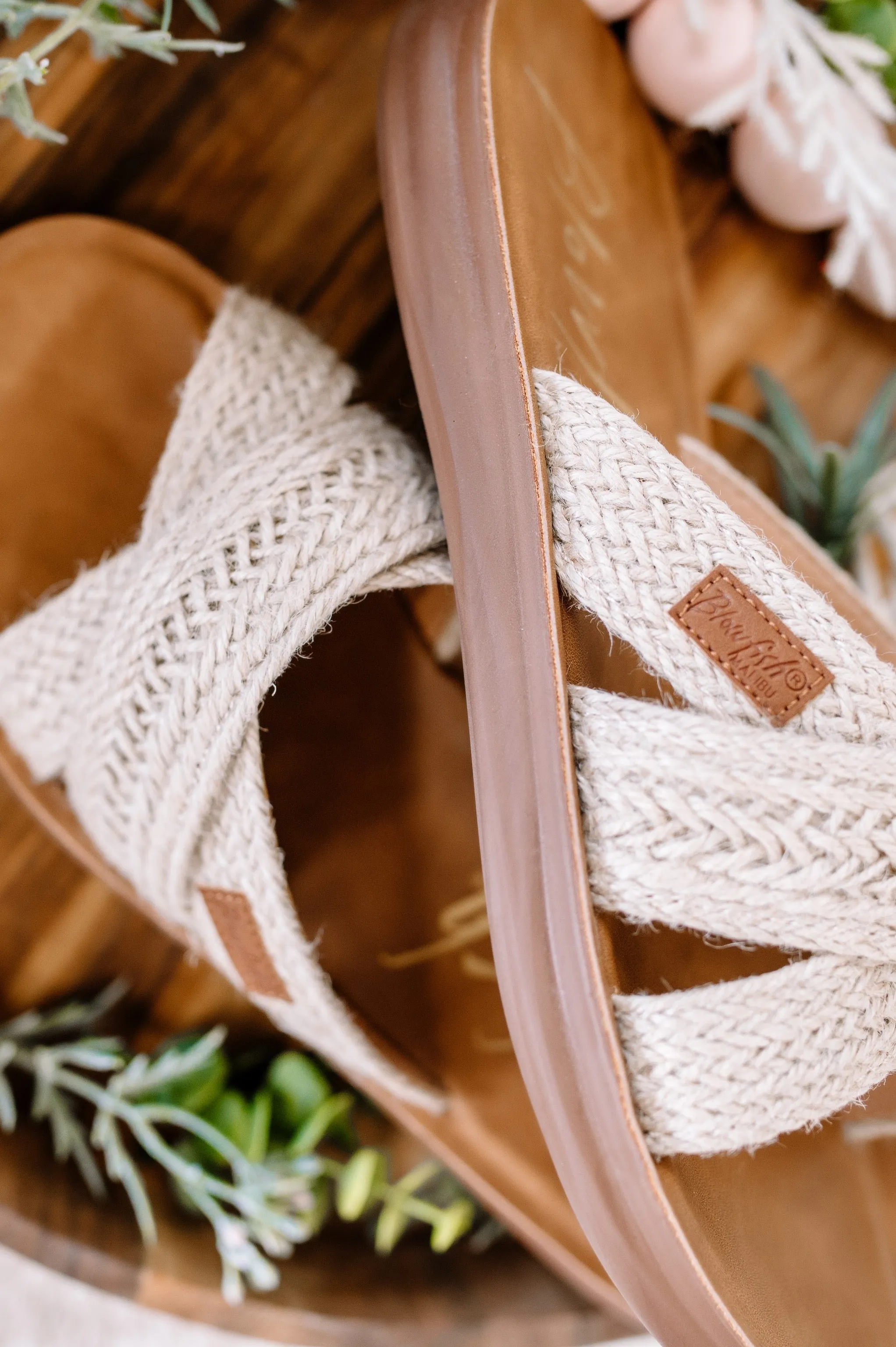 Natural River Jute Blowfish Sandal