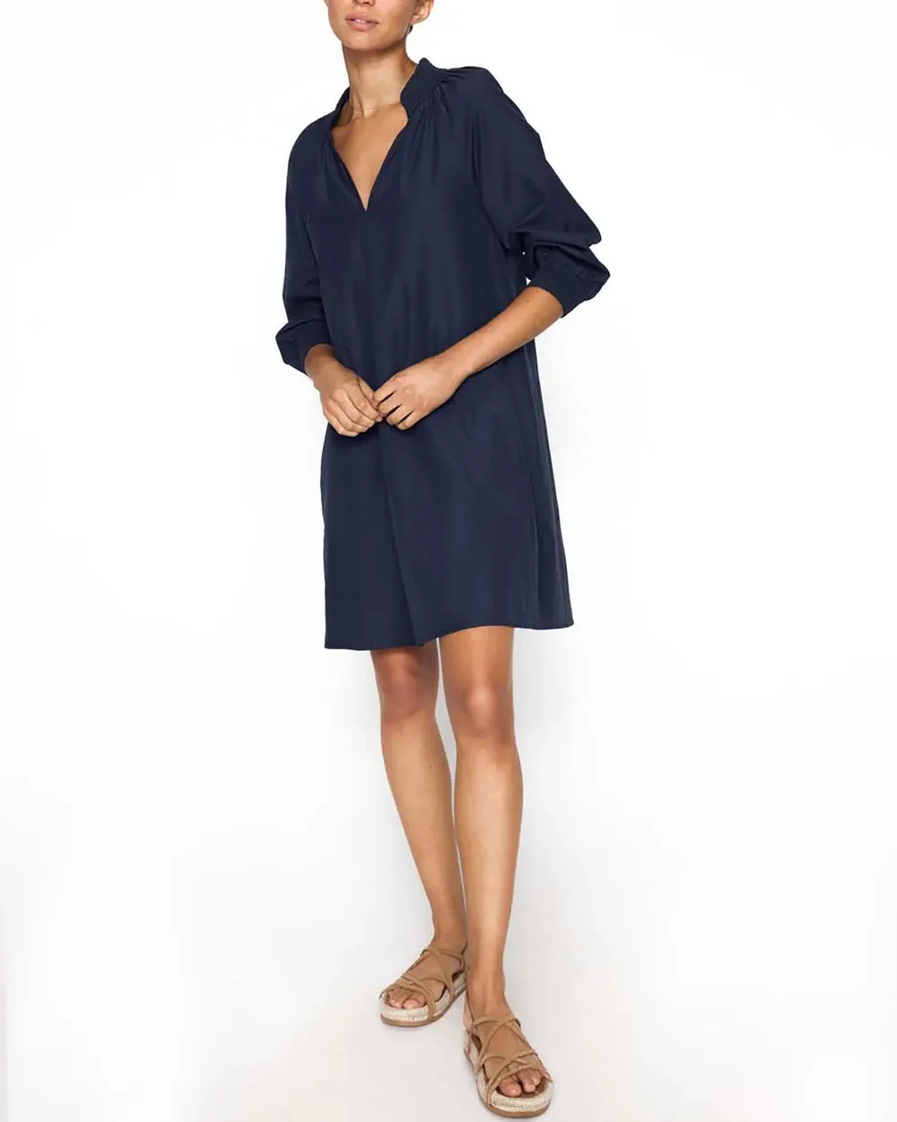 Navy Amaia Dress - Shop Now.