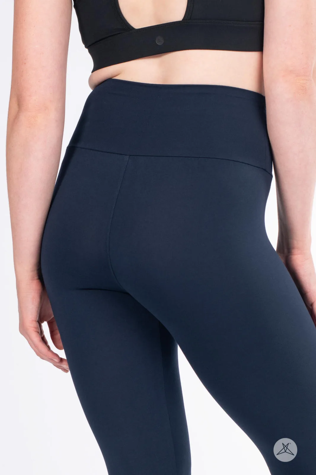 Navy Leggings with High Waist