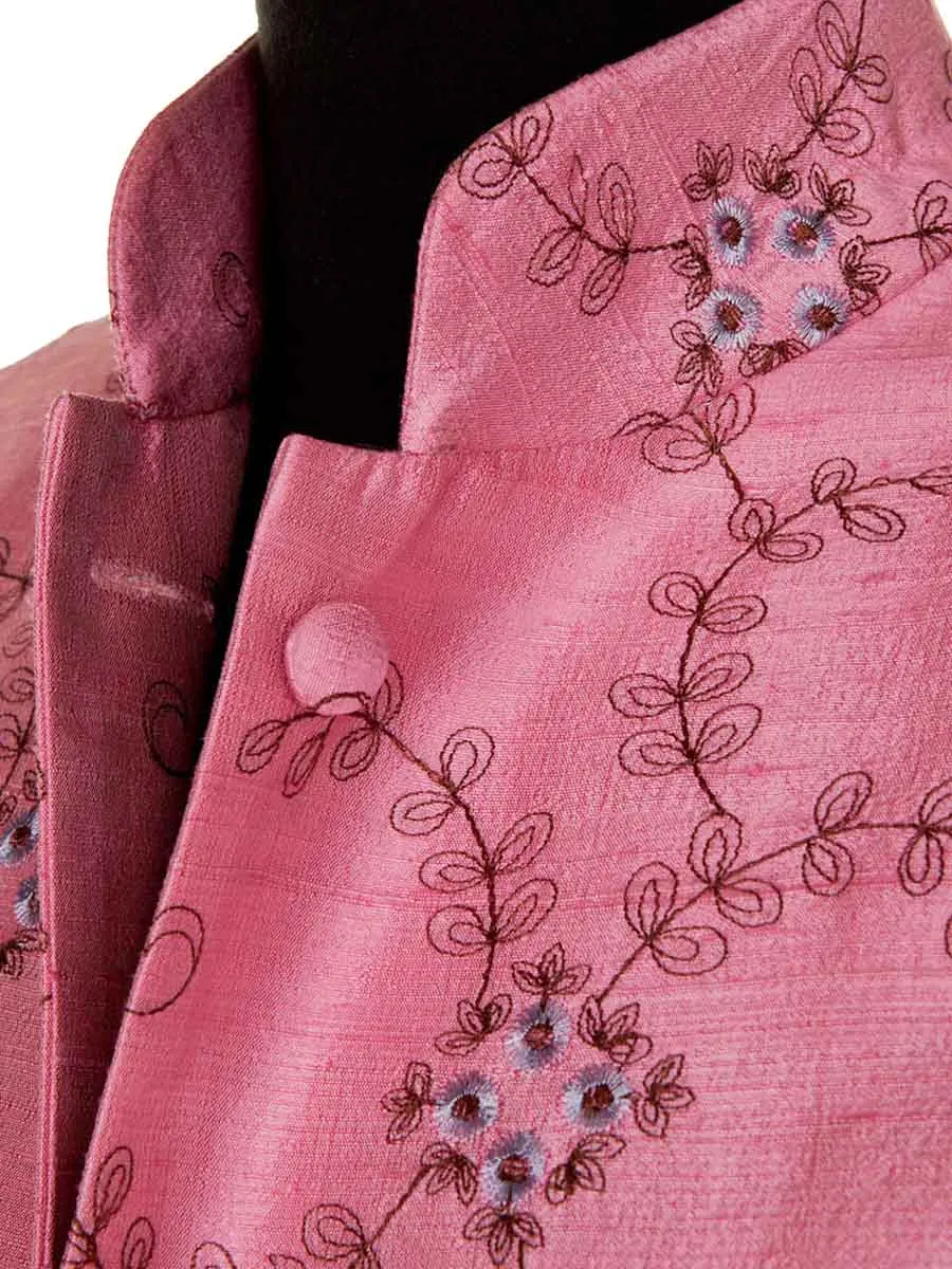 Nehru Jacket Vintage Rose