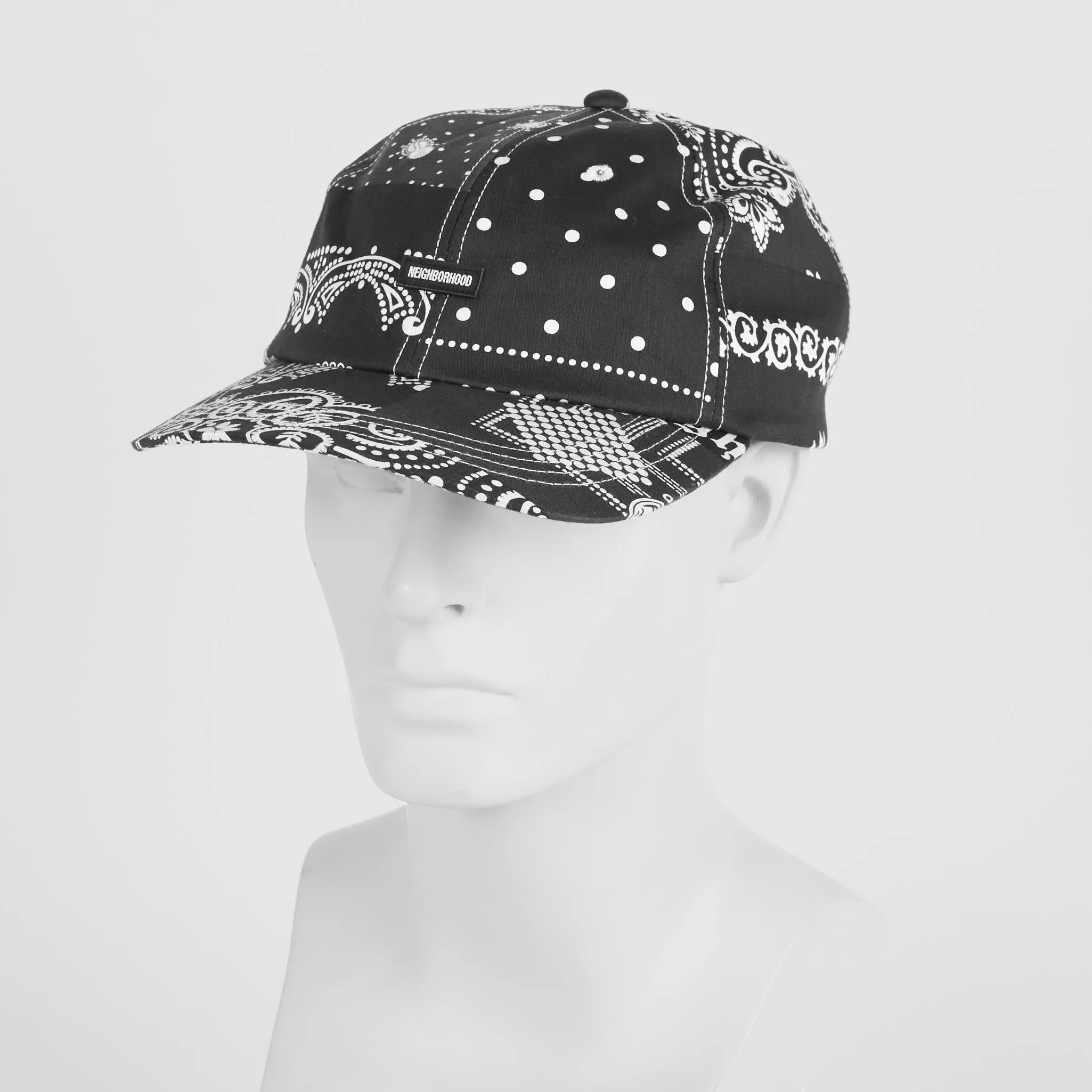 Neighborhood Bandana Print Baseball Hat.