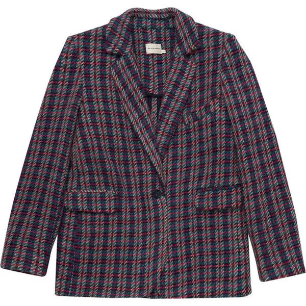 New Society Laura Plaid Jacket