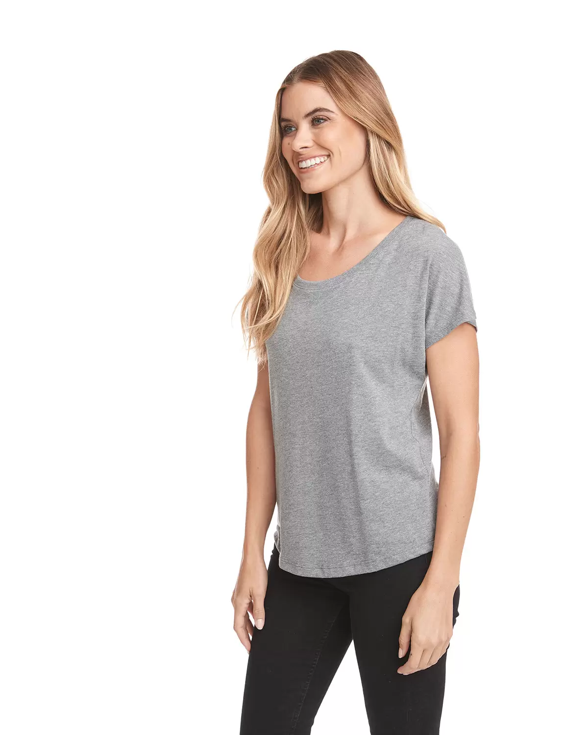 Next Level 6760 Tri-Blend Women's Dolman Sleeve Scoop Neck T-shirt - SKU 6760