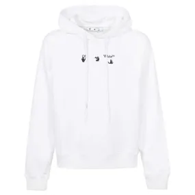 Off White Men's Hoodie Ombb085F21Fle0170110 White - Men's Off-White Hoodie Ombb085F21Fle0170110 White