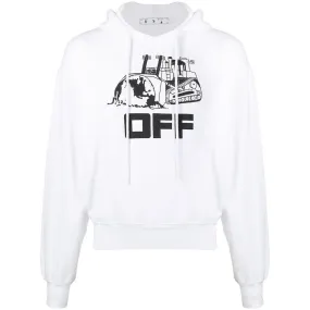 Off White Men's White Hoodie