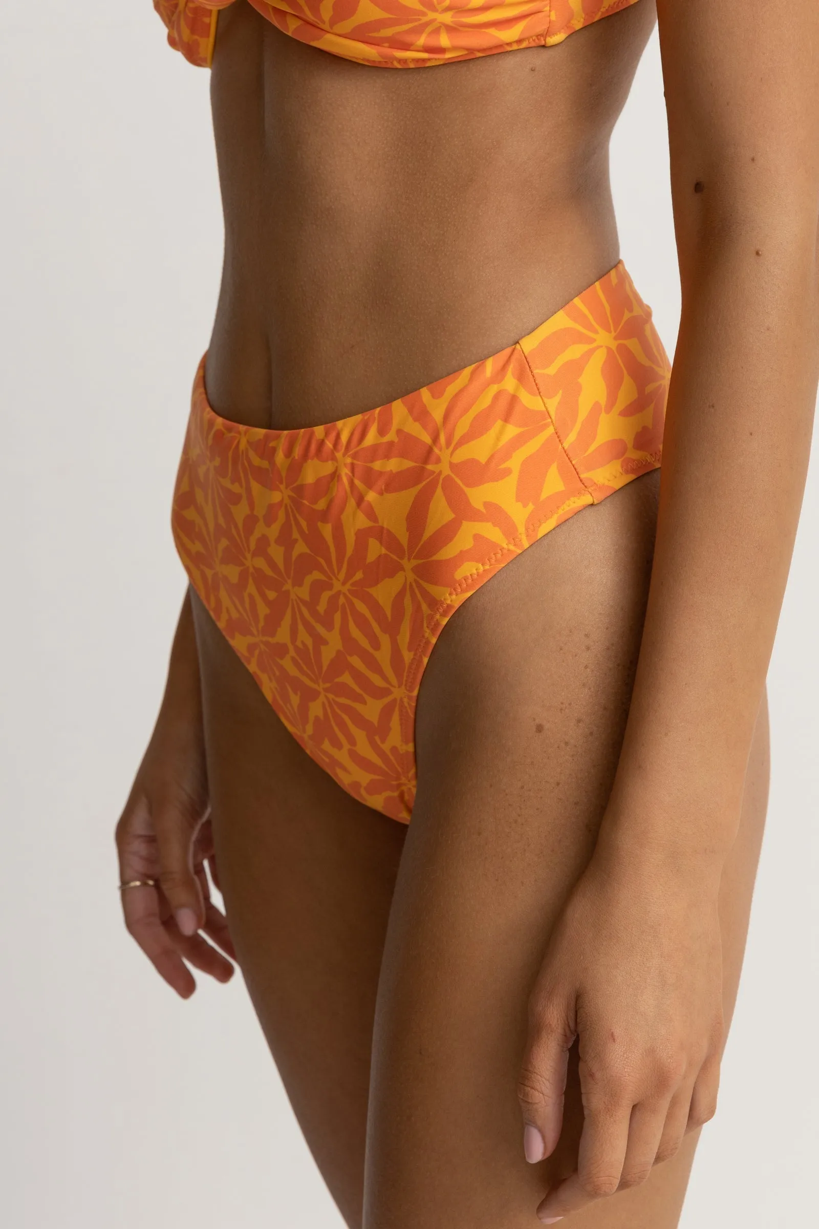 Orange Hi Waist Allegra Pant