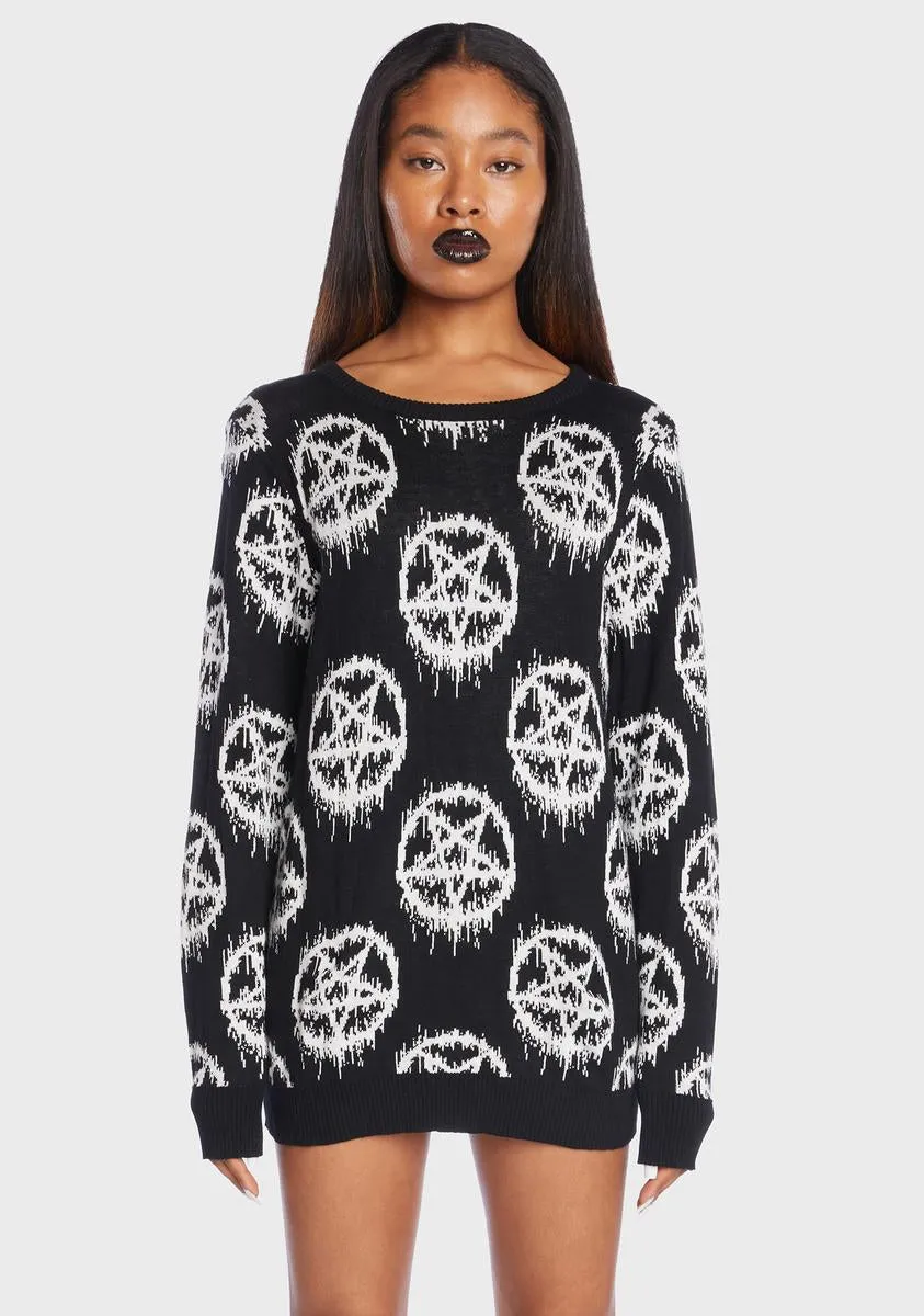 Pentagram Christmas Jumper