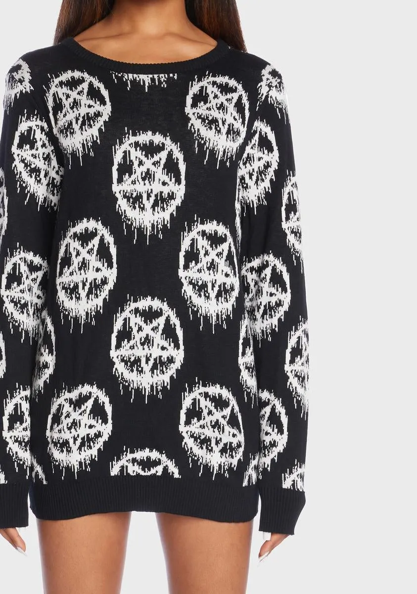 Pentagram Christmas Jumper