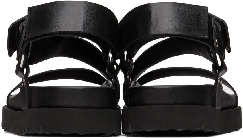 Black Sun Rider Sandals by Pierre Hardy