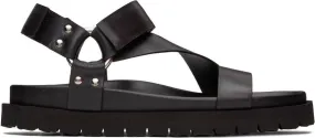 Black Sun Rider Sandals by Pierre Hardy