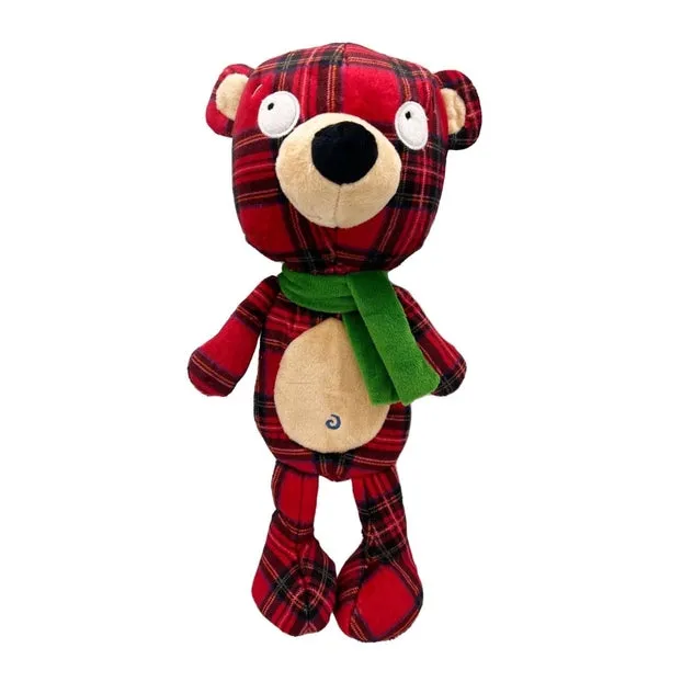 Plaidington Plush Dog Toy - Large by Huxley & Kent