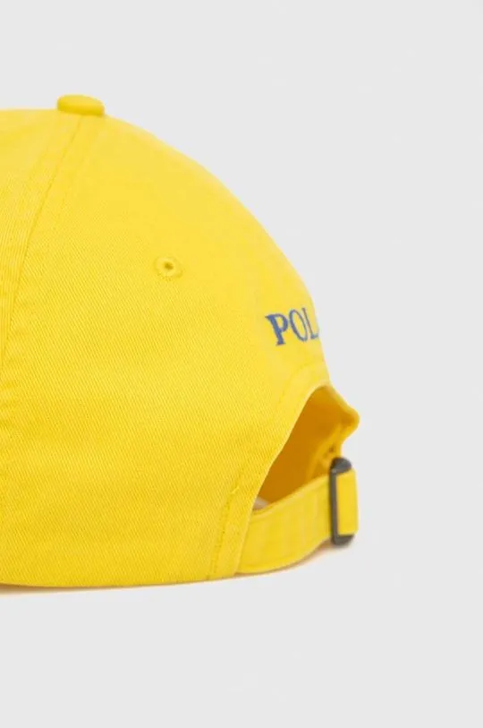 Yellow Polo Ralph Lauren Cotton Baseball Cap 710667709