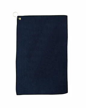 Pro Towels MW26CG Microfiber Waffle Golf Towel with Brass Grommet & Hook