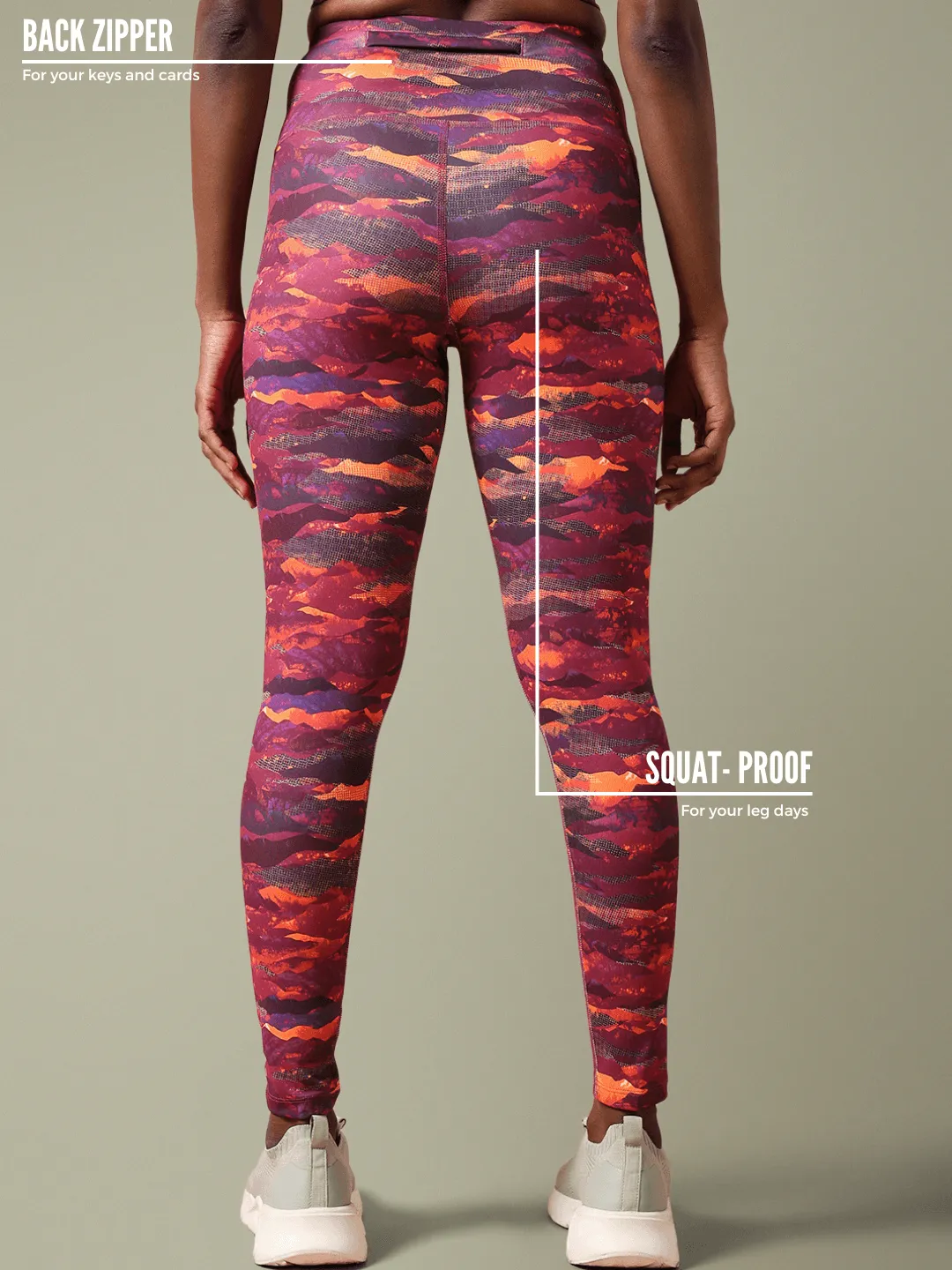 Purple Haze High-End Leggings