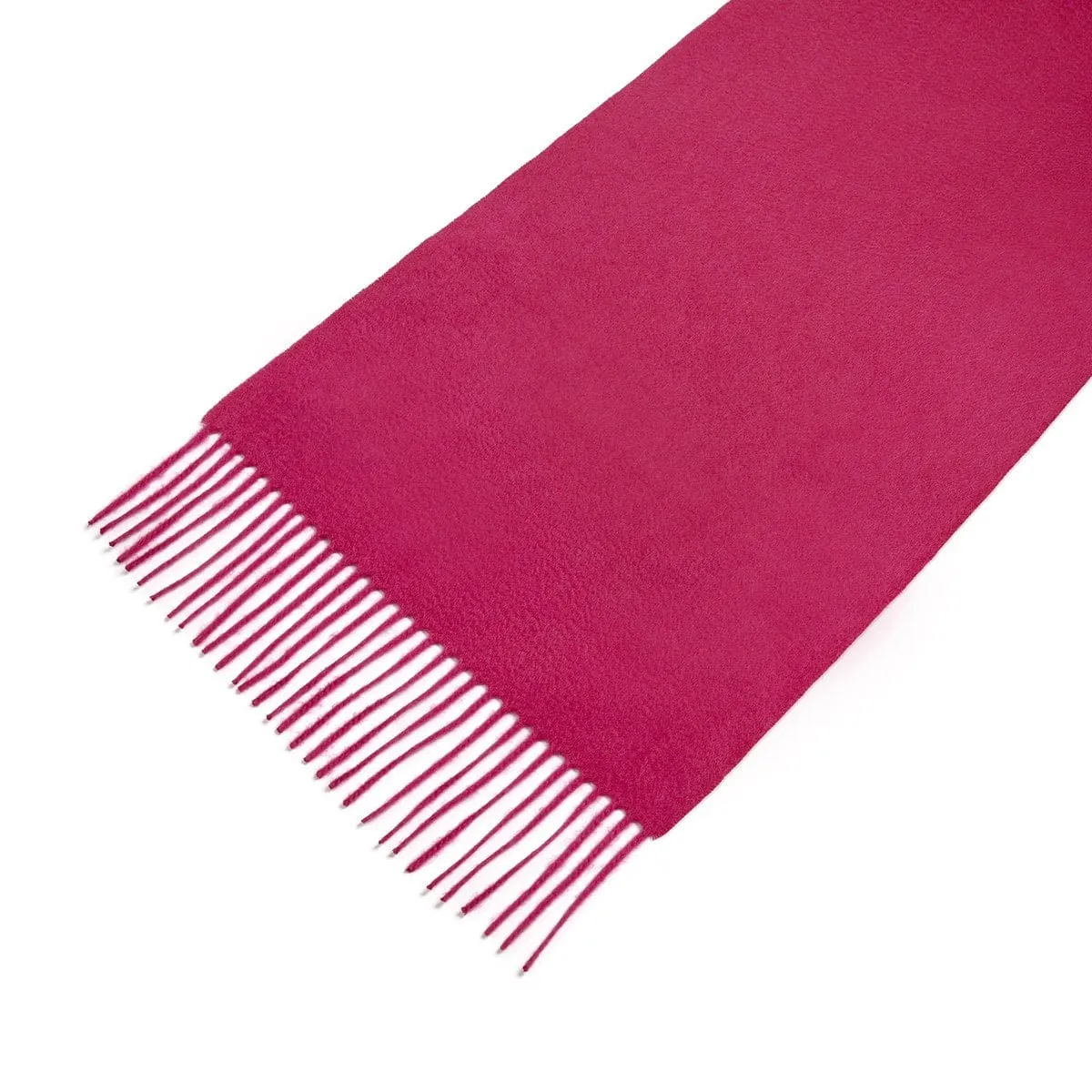 Raspberry Cashmere Scarf - 100% Pure Cashmere Material