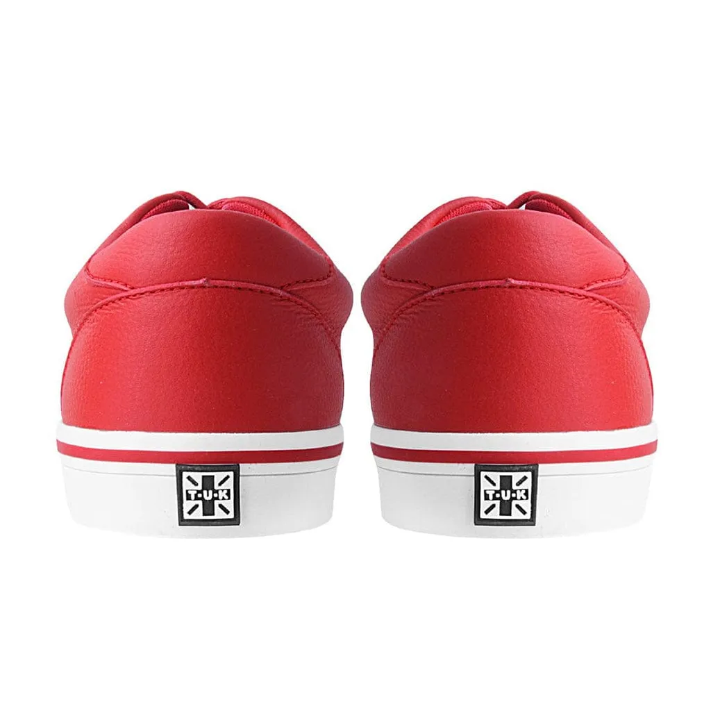 Red & White Creeper Sneaker