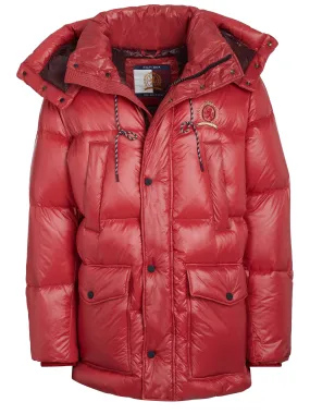 red Tommy Hilfiger jacket