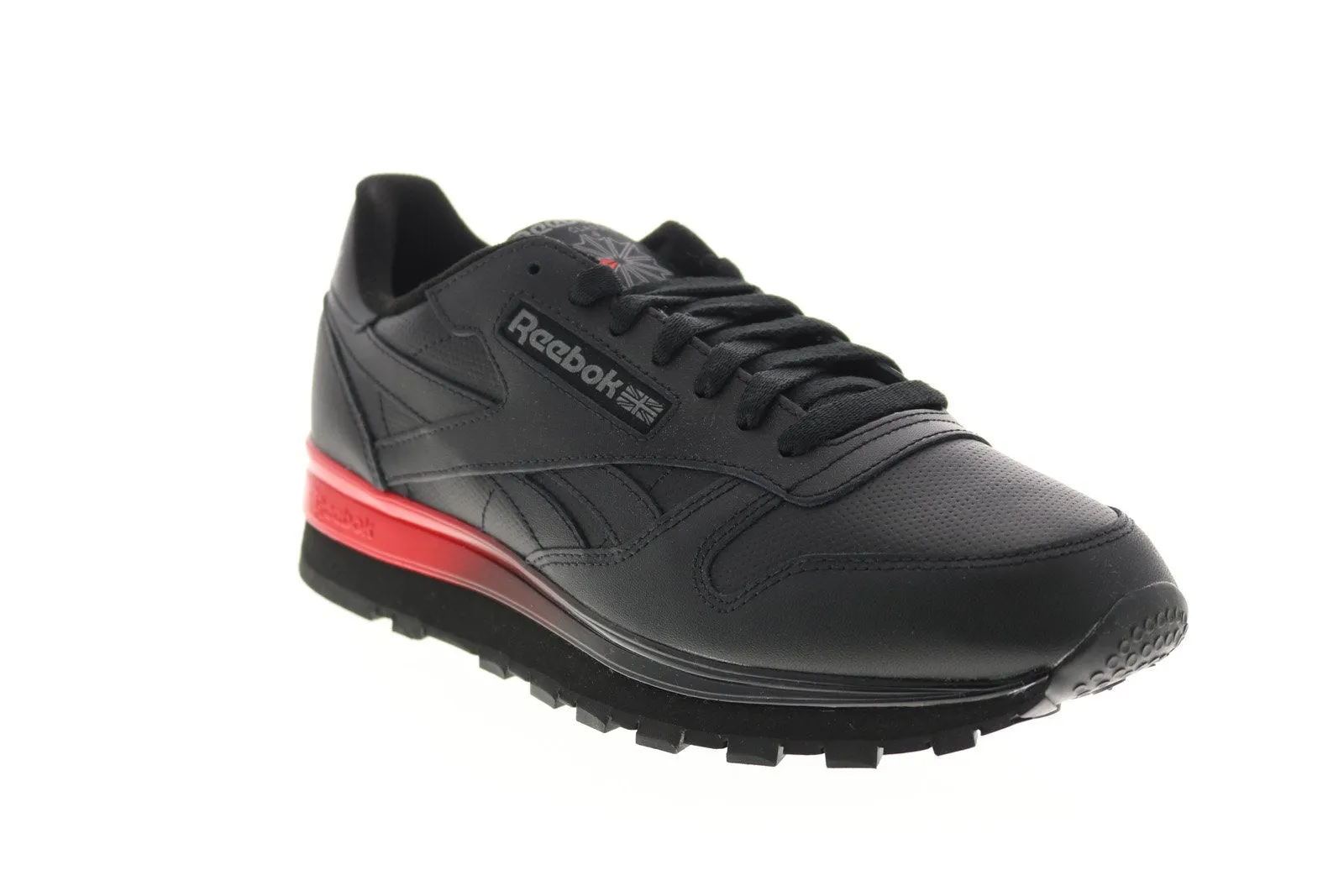 Reebok Classic Leather MU FY2760 Men's Black Leather Lifestyle Sneakers Shoes